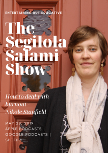 Nikole Stanfield how to deal with burnout best uk podcast interview business owners blog post banner