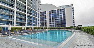 One of four pools at Miami Carillon