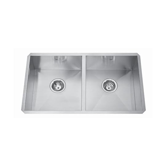 Kindred Qdfu1831 8 31 X 18 Double Bowl Kitchen Sink Home fort Zero Radius Kitchen Sink