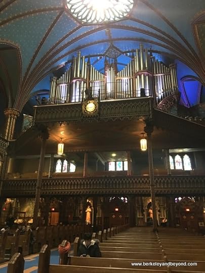 7,000-pipe organ in Notre-Dame Basilica of Montreal in Vieux-Montréal, Canada