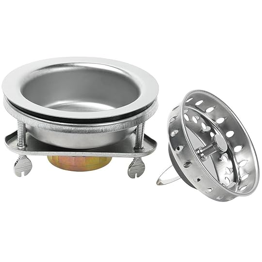 Kohler Kitchen Sink Baskets Glacier Bay Ez Lock Sink Strainer In Stainless Steel 7045 104ss