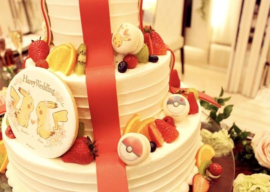 Pokemon wedding cake