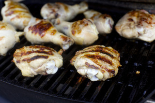 grill high then moderate