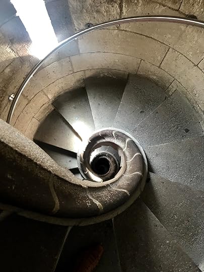 Stairs in one of the basilica towers