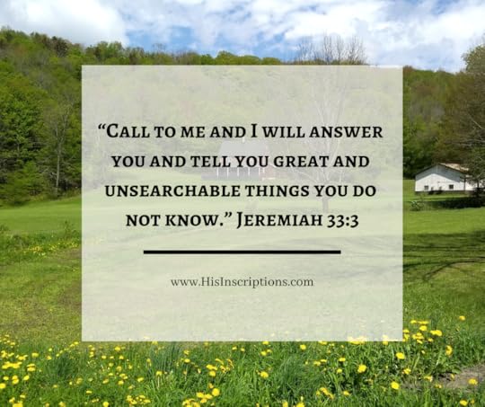 Picture: Jeremiah 33:3