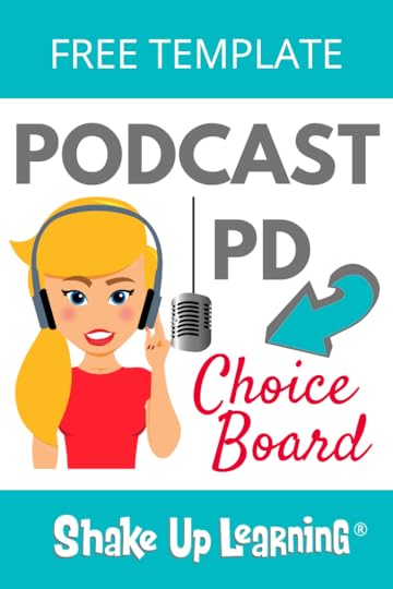 Podcast PD Choice Board for Teachers (Free Template)