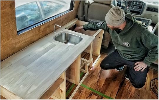 How We Made Custom Kitchen Cabinets for Our Diy Van Build Outdoor Camping Kitchen with Sink