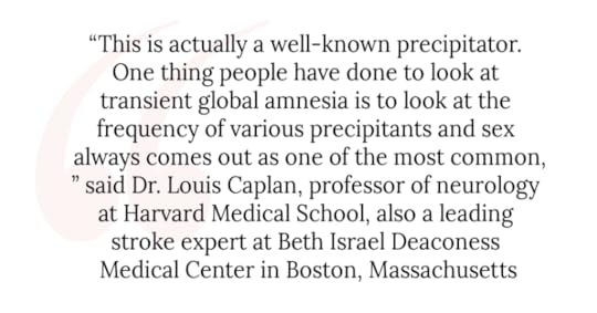 BLOG Sex Amnesia Doctor Quote