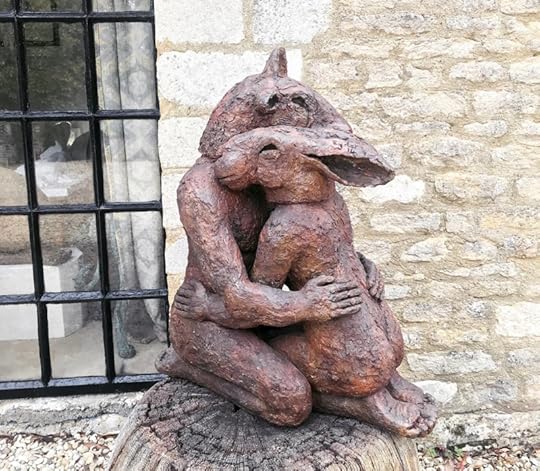 Kneeling Lovers by Sophie Ryder