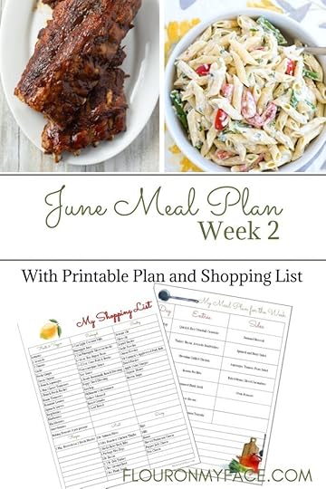 June Weekly Meal Plan 2 preview