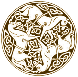 Celtic horse design