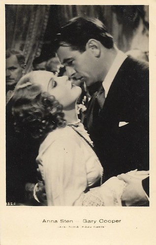 Anna Sten and Gary Cooper