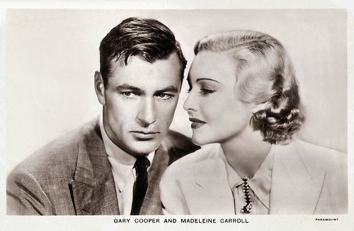 Madeleine Carroll and Gary Cooper in The General Died at Dawn (1936)