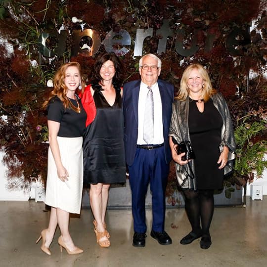 Kristin Riepenhoff, Carissa Barnard, Aperture trustee Tom Schiff, and Mary Ellen Goeke