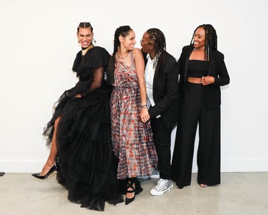 Zachary Tye Richardson, honorees Racquel Chevremont and Mickalane Thomas, Shiona Turini