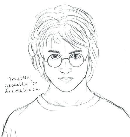 how to draw harry potter how to draw harry potter step 6 cool harry potter things to draw