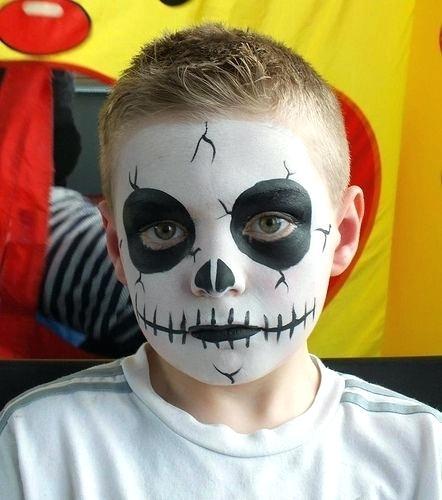 kids skeleton face paint face painting for kids skeleton face paint idea home improvement neighbor fence