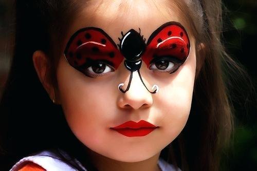 kids face painting examples ladybug face paint step by step guide home improvement wilson meme