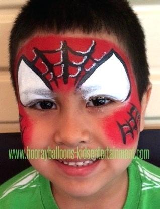 kids face painting examples spider man face painting hooray balloons kids entertainment home improvement contractors ct