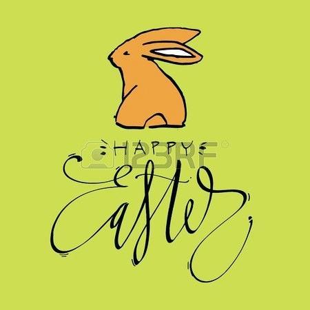 easter pictures to draw cute rabbits hand draw illustration with phrases happy draw vector illustration easter eggs drawing images