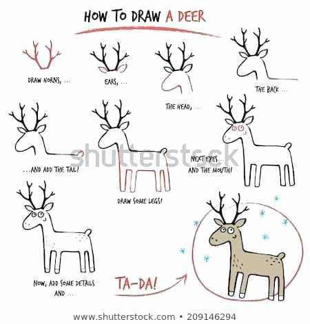 how to draw deer step by step drawing tutorial how to draw a deer step by step how to draw a deer head silhouette step by step