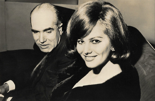 Claudia Cardinale and Luigi Comencini at Festival Karlovy Vary