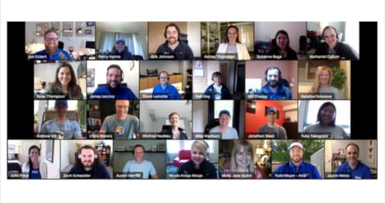 remote team meeting