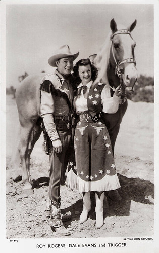 Roy Rogers, Dale Evans and Trigger