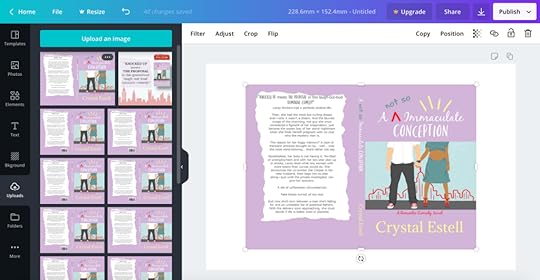 Canva Print Book Cover Convert to PDF