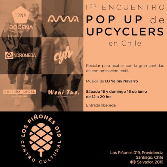 Invitación UPCY primer pop up de upcyclers en Chile