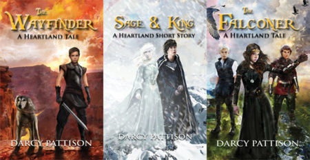 Charismatic YA fantasy: The Wayfinder and The Falconer by Darcy Pattison