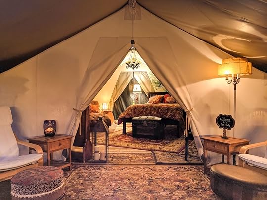 Glamping tent, Whidbey Island, Washington