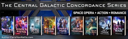 Big Dam Story Arc - Central Galactic Concordance - space opera - action - romance