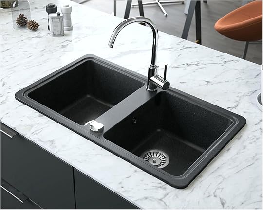Wonderful Kitchen Sink Black Granite is Like Stair Railings Painting Kitchen Prep Sinks