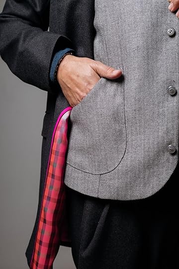 Detalle de chaqueta de Ignacio Lechuga para Desafío Strobel Linings
