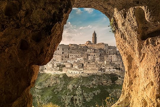 View from a cave (sassi) of Matera