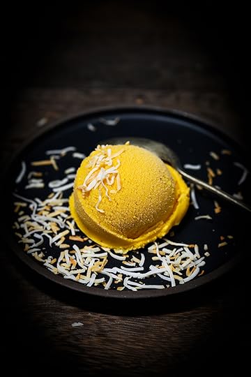 mango, coconut, and star anise ice cream | Nik Sharma