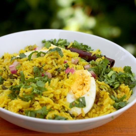 Golden Rice with Rainbow Chard