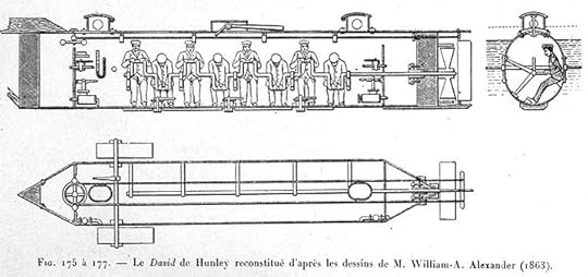 Hunley, USS Housatonic, submarine, Confederacy, Civil War, Charleston, hand cranked propeller US Navy, Fort Sumter, first submarine sinking