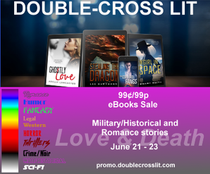 Love and Death banner via Double-Cross Lit June 2019