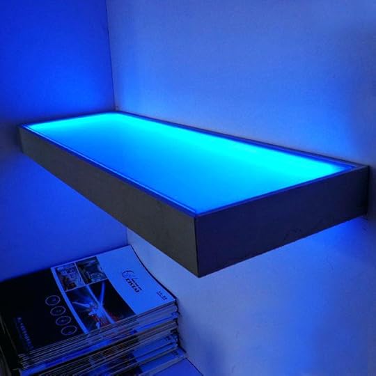 beleuchtete glasboden led fa 1 4 r 1 4 regale beleuchteter glasboden kuche
