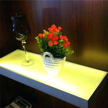 beleuchtete glasboden design led wand regal bar regal display beleuchteter glasboden kuche