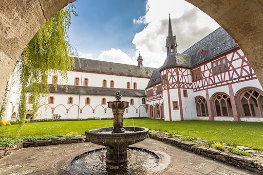 view of the monastery Eberbach cloister