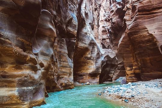 River canyon of Wadi Mujib