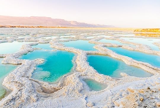 View of Dead Sea coastline