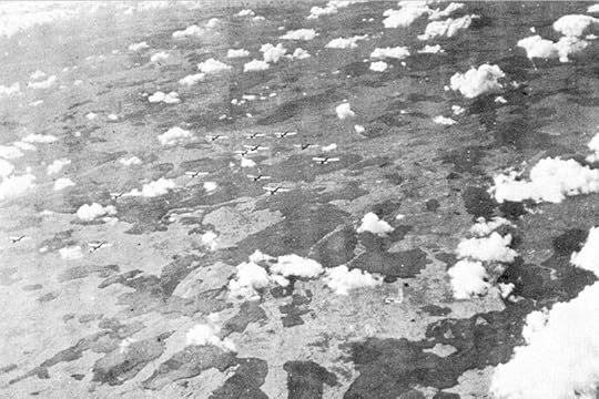 B-17s en route to Poltava, USSR, June 1944 (US Air Force photo)