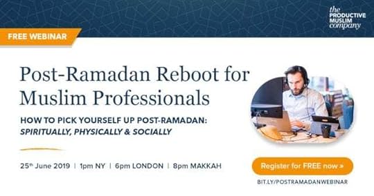 ProductiveMuslim Post Ramadan Webinar