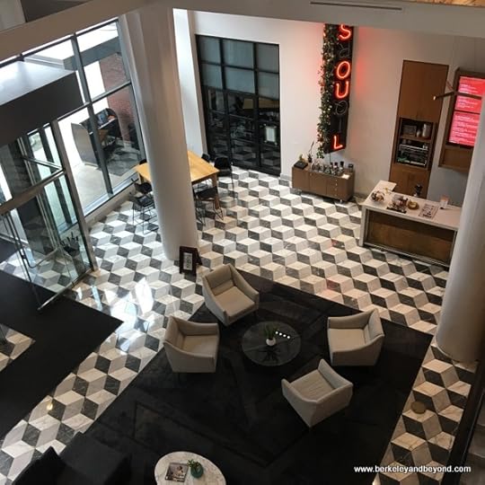 lobby of Le Meridien Columbus, The Joseph hotel in Columbus, Ohio