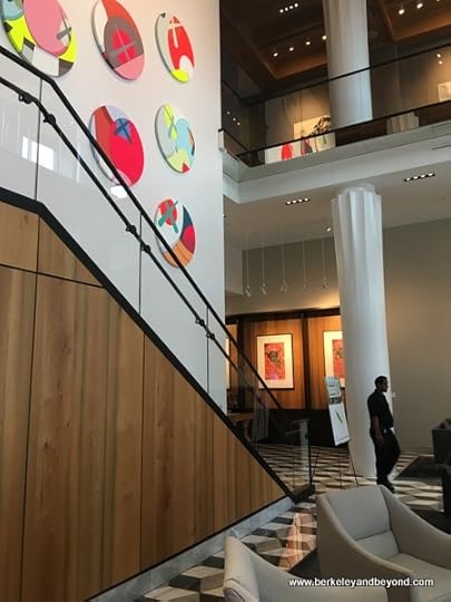 lobby art in Le Meridien Columbus, The Joseph hotel in Columbus, Ohio
