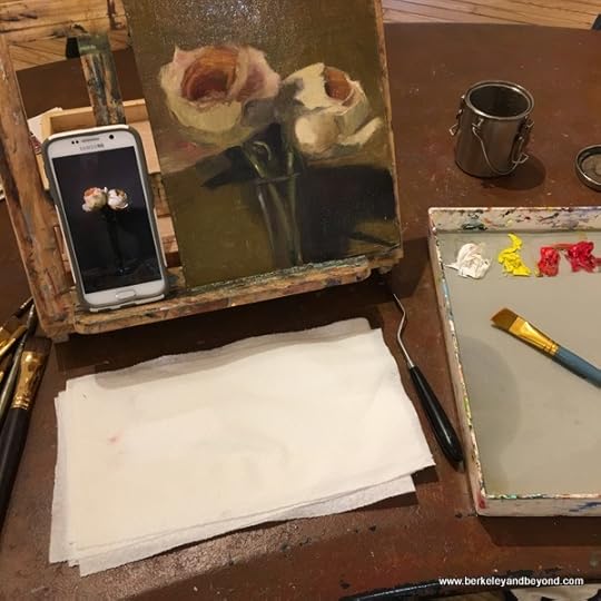 work in progress by A.K.Simon at Studios on High Gallery in Columbus, Ohio